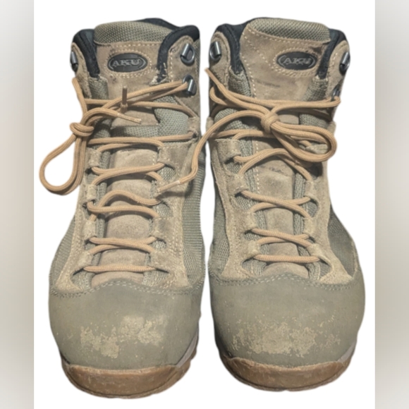 Aku Women's Leather Hiking Boots Size 8.5W Made In Italy - Picture 2 of 8